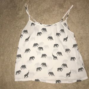 LA hearts elephant tank